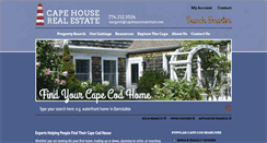 Desktop Screenshot of capehouserealestate.com